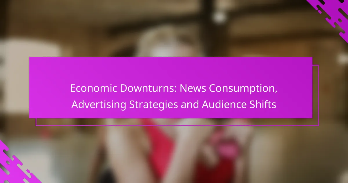 Economic Downturns: News Consumption, Advertising Strategies and Audience Shifts